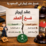 فسخ عقد إيجار في السعودية: الحالات والإجراءات والحقوق